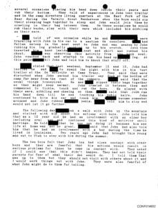 John Wood Fanning BSA perversion file, p. 11 - Hart Bullock's notes on abuse allegations