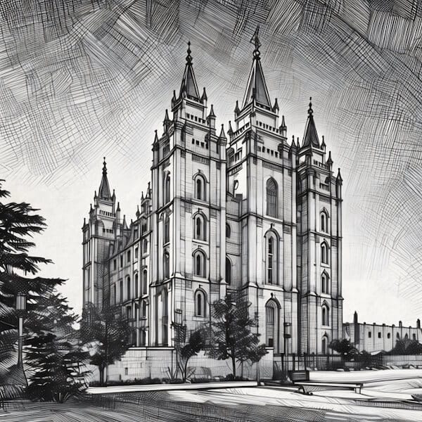 salt-lake-temple-black-white-sketch-square