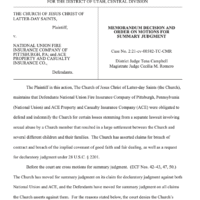 Decision - 2025 - Mormon church loses lawsuit against insurance companies over sex abuse settlements
