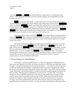 LDS church risk manager Paul Rytting letter to BSA claims manager Mark Dama, Nov. 19, 2003, p. 3