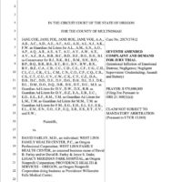 2024 Complaint v. Dr. David Farley, West Linn - 20CV37412