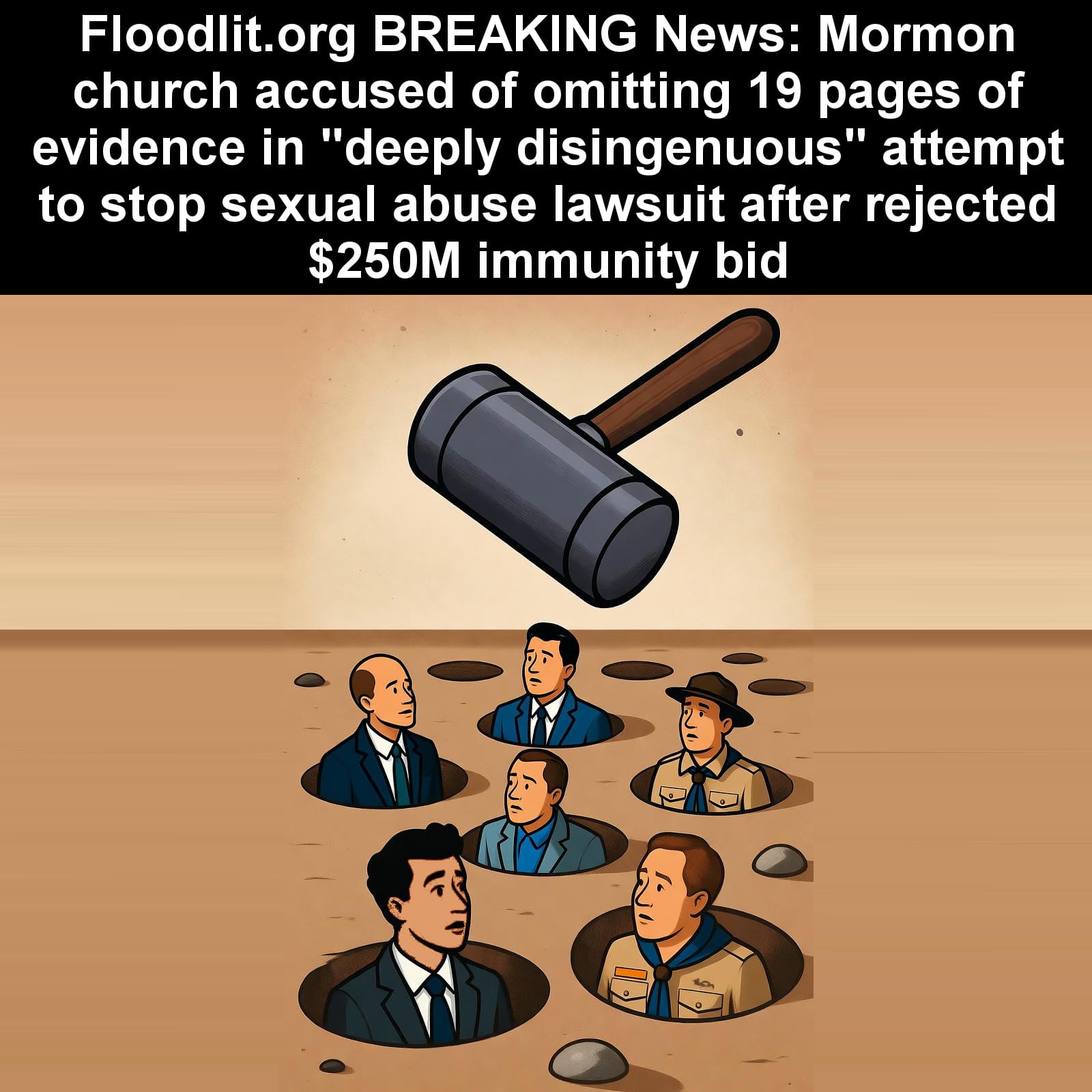 Mormon church accused of omitting evidence to stop sexual abuse lawsuit after rejected $250 million BSA immunity bid