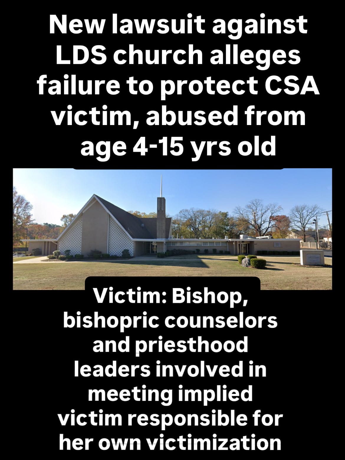 2026 Arkansas Child Sexual Abuse Lawsuit v. Mormon Church